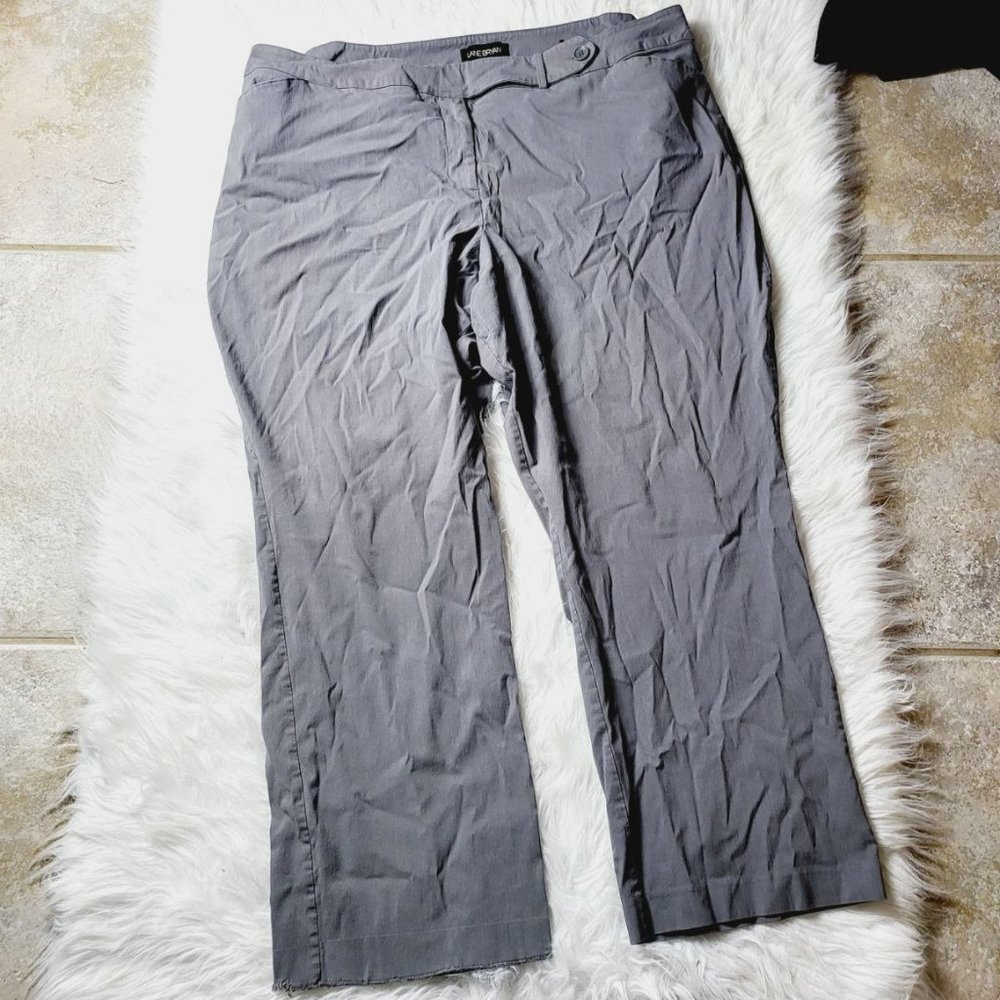 Lane Bryant Womens Gray Pants - Picture 2 of 4